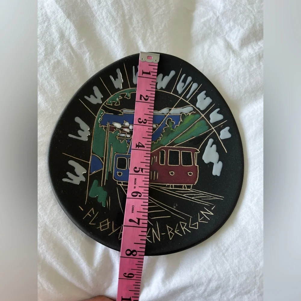 Vintage Arol Halden | Fløibanen Bergen | Wall Plate Collectible